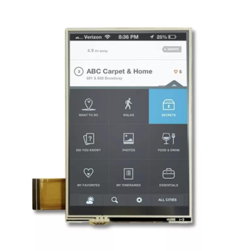 3.5 '' 320x480 Rezistive Touch TFT Modulu