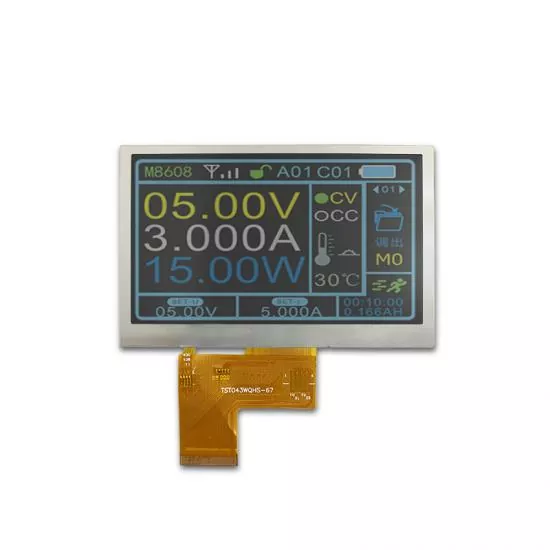 4.3 düymlük wqvga ips tft modulu