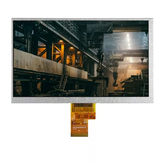 7 düymlük 1024 × 600 normal olaraq ağ TFT LCD modulu